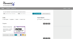 Desktop Screenshot of coupons.pellachronicle.com